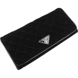 Prada Quilted Cotton Continental Flap Wallet