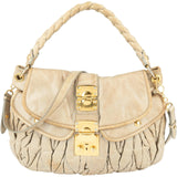 Miu Miu Vitello Lux City Handbag