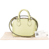 Louis Vuitton Light Green Epi Leather Nano Alma BB Crossbody Bag V Noto
