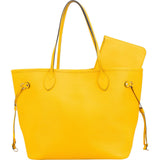 Louis Vuitton Yellow Epi Leather Neverfull MM Shoulder Bag
