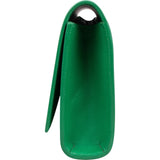 Saint Laurent Green Leather Clutch