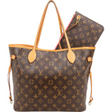 Louis Vuitton Monogram Canvas V Grenade Fuchsia Neverfull MM Shoulder Bag