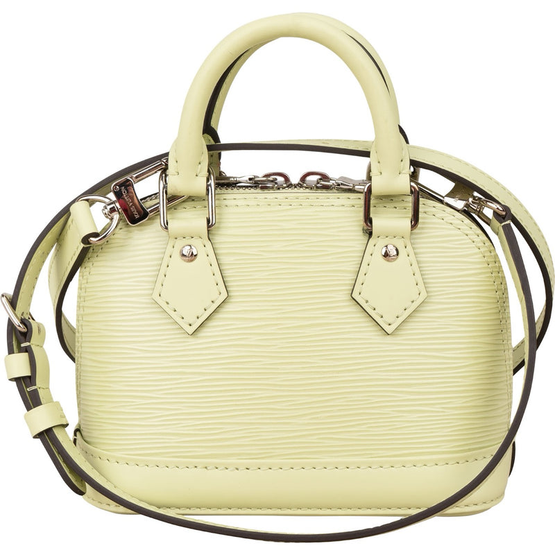Louis Vuitton Light Green Epi Leather Nano Alma BB Crossbody Bag V Noto