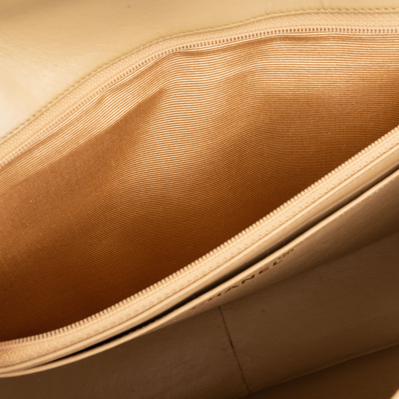Chanel Quilted Lambskin 24K Gold Single Flap Jumbo Crossbody Bag