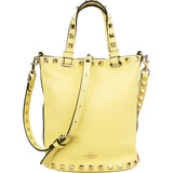 Valentino Garavani Grained Calfskin Rockstud Small Bucket Handbag