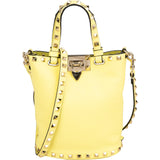 Valentino Garavani Grained Calfskin Rockstud Small Bucket Handbag