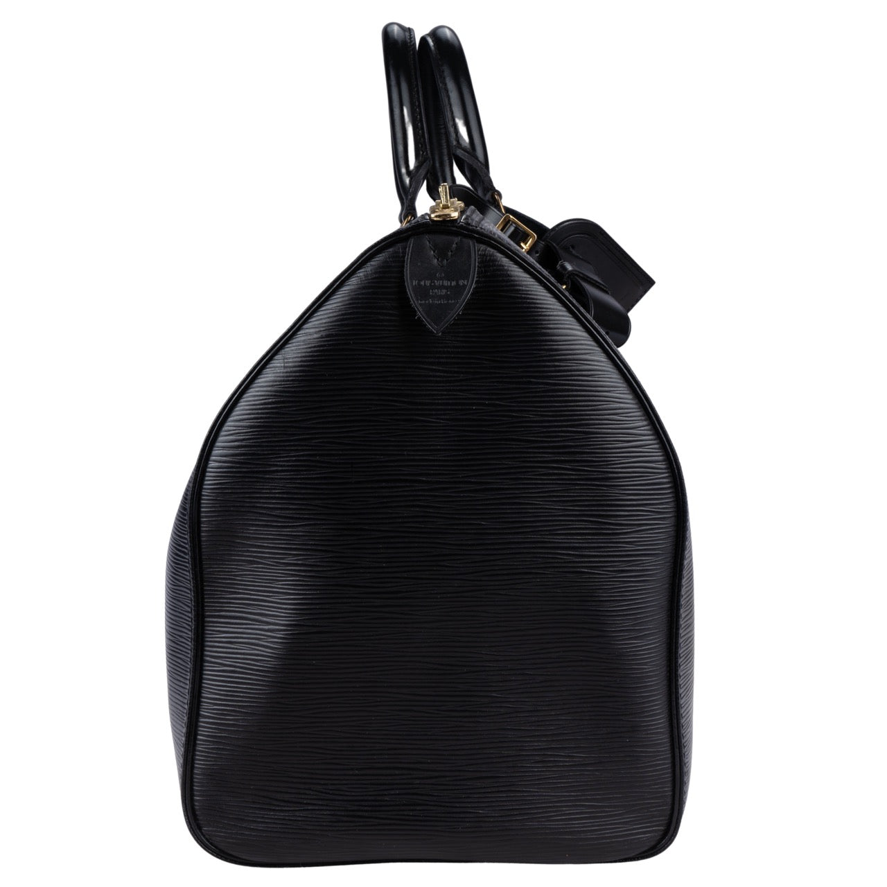 Louis Vuitton Noir Epi Leather Keepall 45