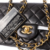 Chanel Quilted Lambskin 24K Gold Small Double Flap Bag