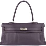 Hermès Raisin Clemence Leather Kelly 40 JPG Shoulder Bag - vintageandkickz