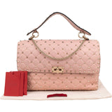 Valentino Garavani Quilted Leather Rockstud Spike Medium Crossbody Handbag