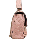 Valentino Garavani Quilted Leather Rockstud Spike Medium Crossbody Handbag