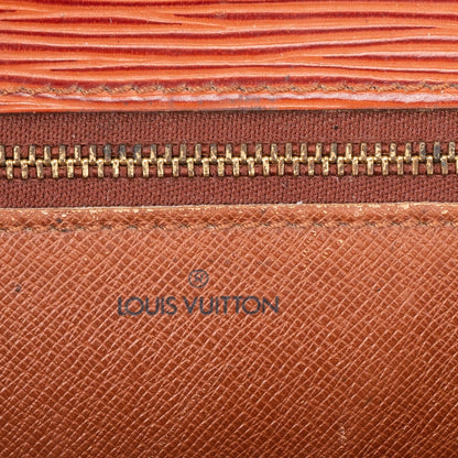 Louis Vuitton Cognac Epi Leather Serviette Business Bag