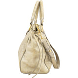 Miu Miu Vitello Lux Satchel Leather Handbag