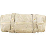Miu Miu Vitello Lux Satchel Leather Handbag