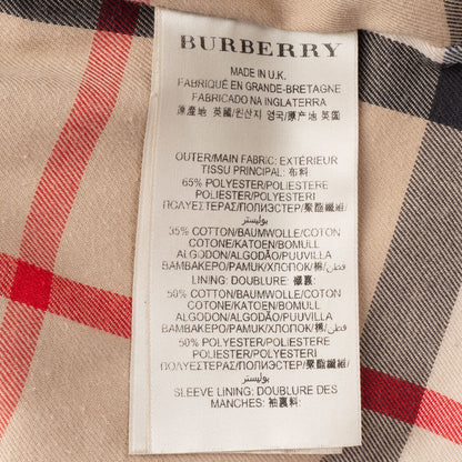 Burberry Beige Iconic Trenchcoat (D34)