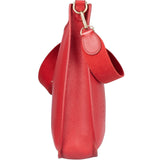 Hermes Red Leather Evelyn Shoulder Bag