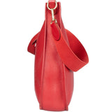 Hermes Red Leather Evelyn Shoulder Bag