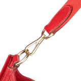 Hermes Red Leather Evelyn Shoulder Bag