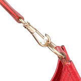 Hermes Red Leather Evelyn Shoulder Bag