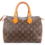 Louis Vuitton Canvas Monogram Speedy 25 Handbag
