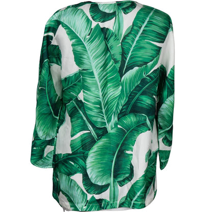 Dolce & Gabbana Green Floral Top (D36 / IT42)