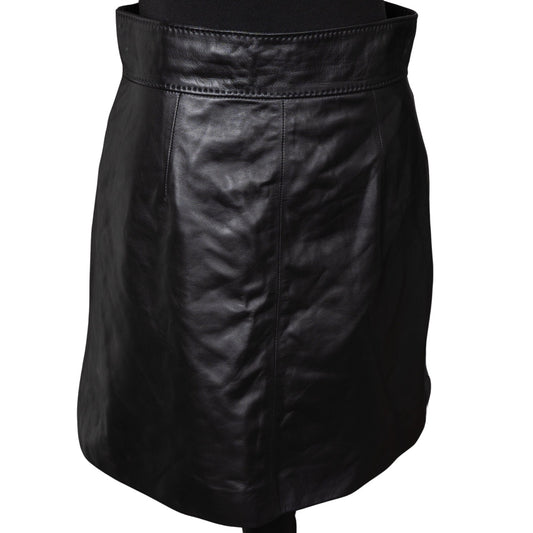 Dolce & Gabbana Leather Skirt (D38 / IT44)