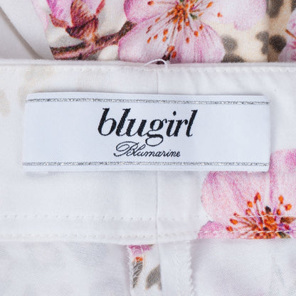 Blugirl Blumarine Floral Cotton Pants (D34 / IT40)