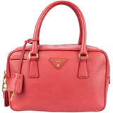 Prada Saffiano Leather Bauletto Mini Handbag