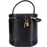 Louis Vuitton Noir Epi Leather Cannes Beauty Case