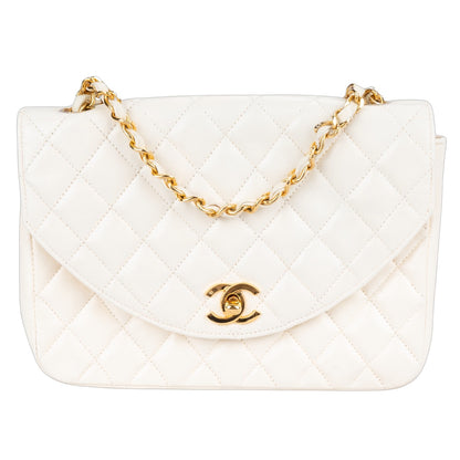 Chanel Quilted Lambskin 24K Gold Single Crossboy Flap Bag