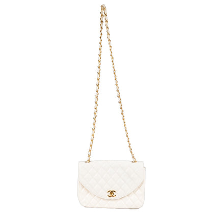 Chanel Quilted Lambskin 24K Gold Single Crossboy Flap Bag