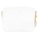 Chanel Quilted Lambskin 24K Gold Camera Crossbody Bag