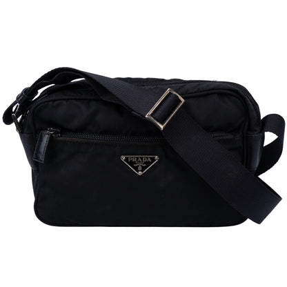 Prada Triangle Nylon Crossbody Bag