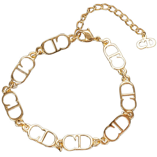 Christian Dior Golden CD Bracelet