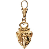 Gucci Golden 1980s Knight Bag Charm Pendant