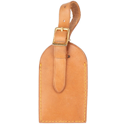 Louis Vuitton Vachetta Leather Luggage Tag
