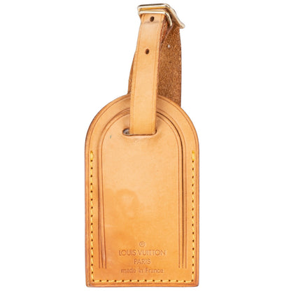 Louis Vuitton Vachetta Leather Luggage Tag