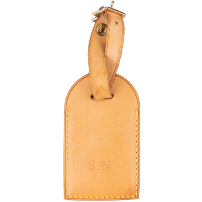 Louis Vuitton Vachetta Leather Luggage Tag