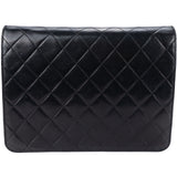 Chanel Quilted Lambskin 24K Gold Single Flap Bag