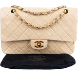 Chanel Quilted Lambskin 24K Gold Medium Double Flap Bag