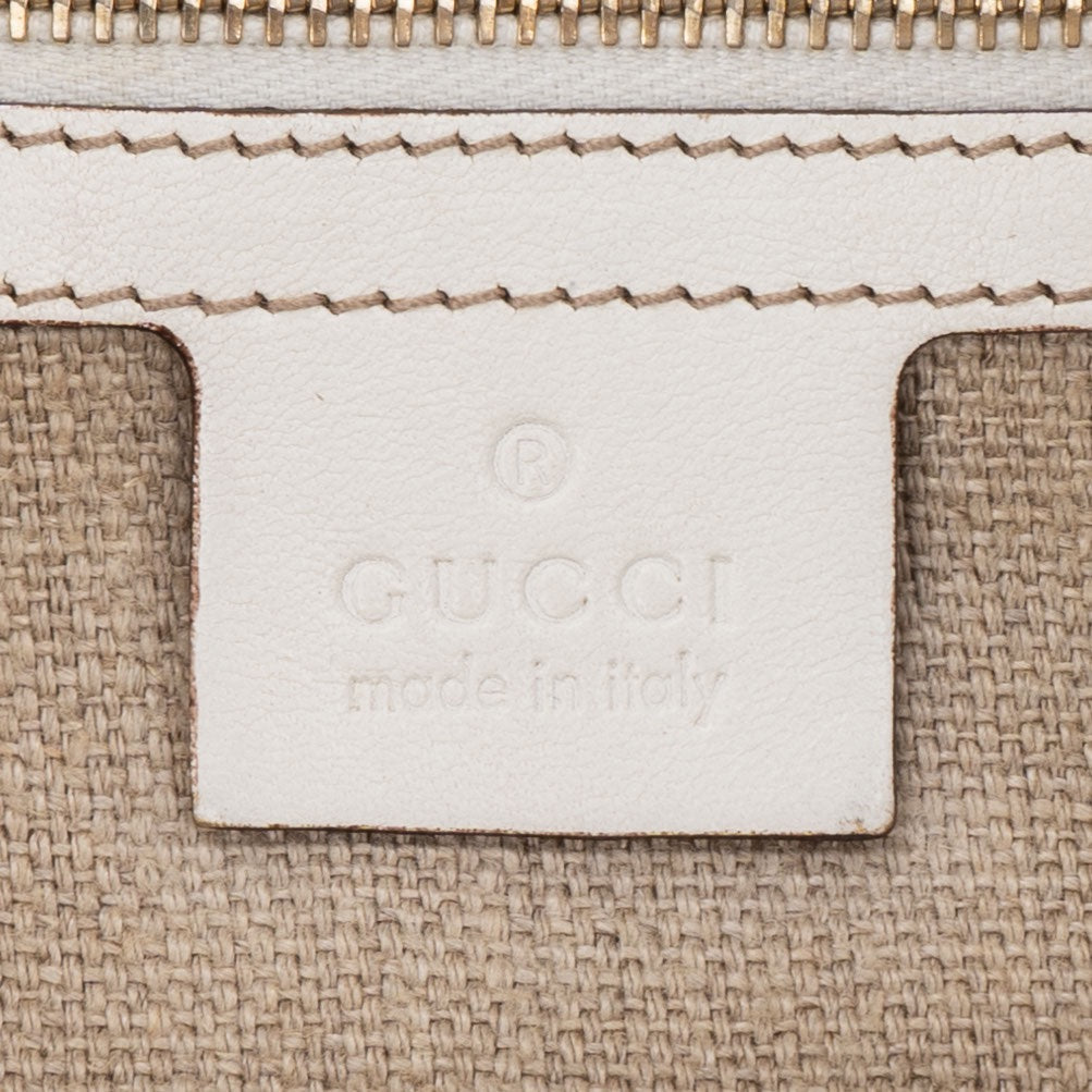 Gucci Canvas Monogram Positiano Shoulder Bag