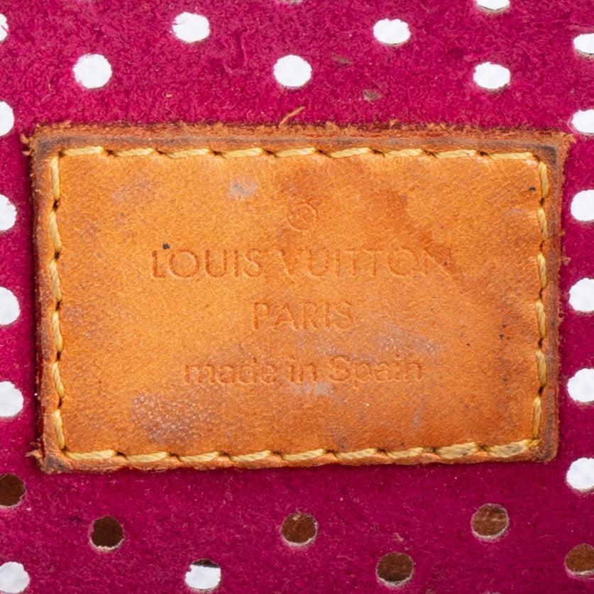 Louis Vuitton Perforated Canvas Monogram Pochette Bag