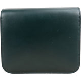 Celine Green Calfskin Classic Box Bag Small Crossbody Bag