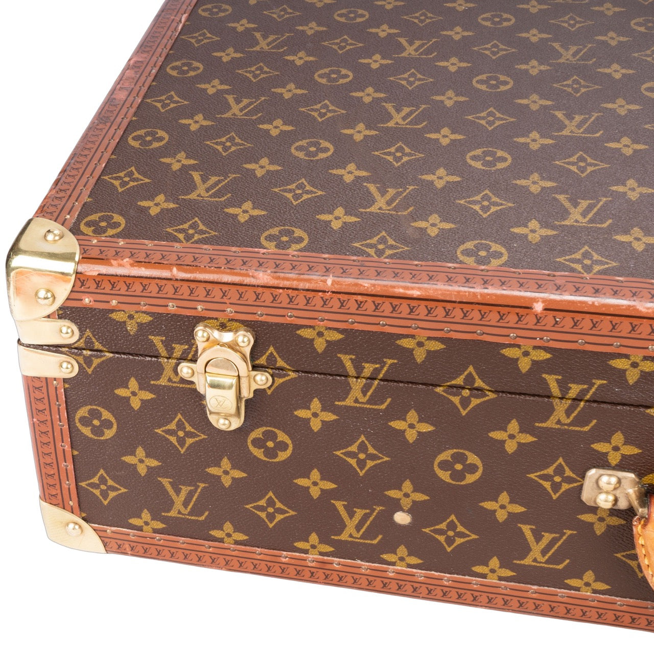 Louis Vuitton Canvas Monogram Bisten 70 Trunk Koffer