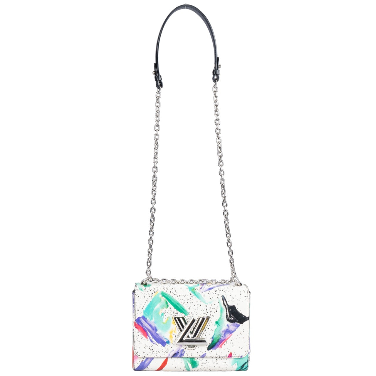 Louis Vuitton Multicolor Splash Print Twist MM Crossbody Bag