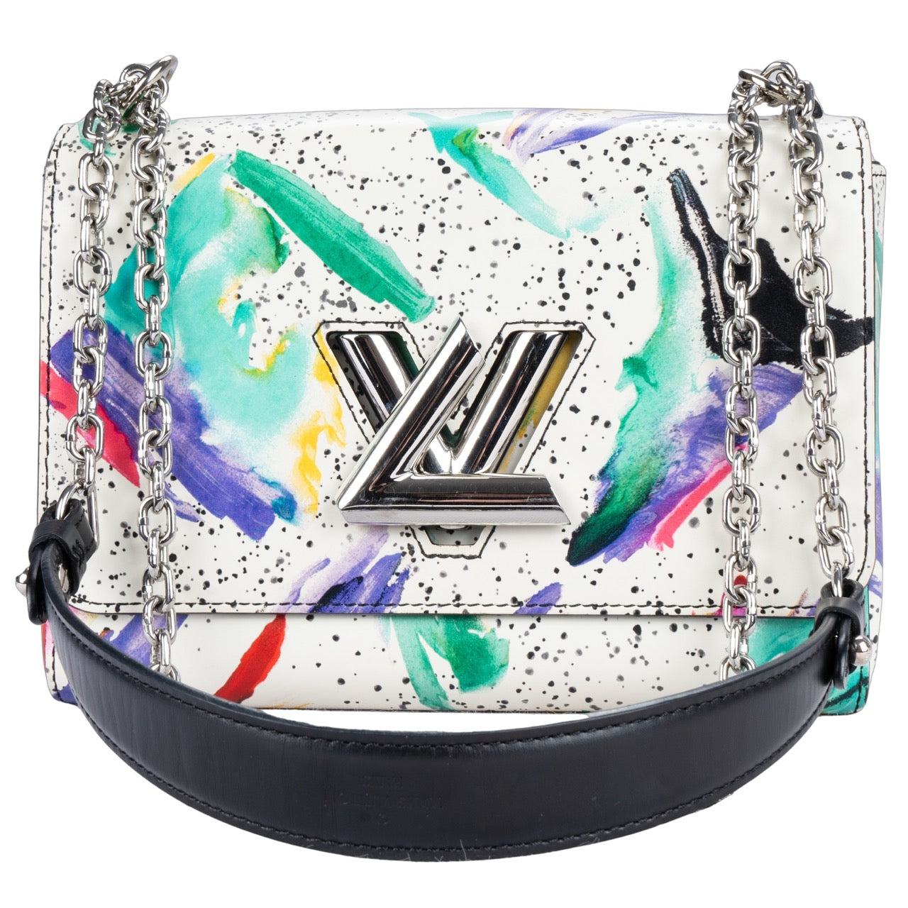 Louis Vuitton Multicolor Splash Print Twist MM Crossbody Bag