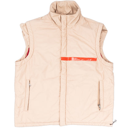 Prada Sports Red Stripe Puffer Veste (L)