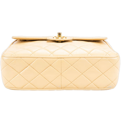 Chanel Quilted Lambskin Camera Crossbody Flap Bag