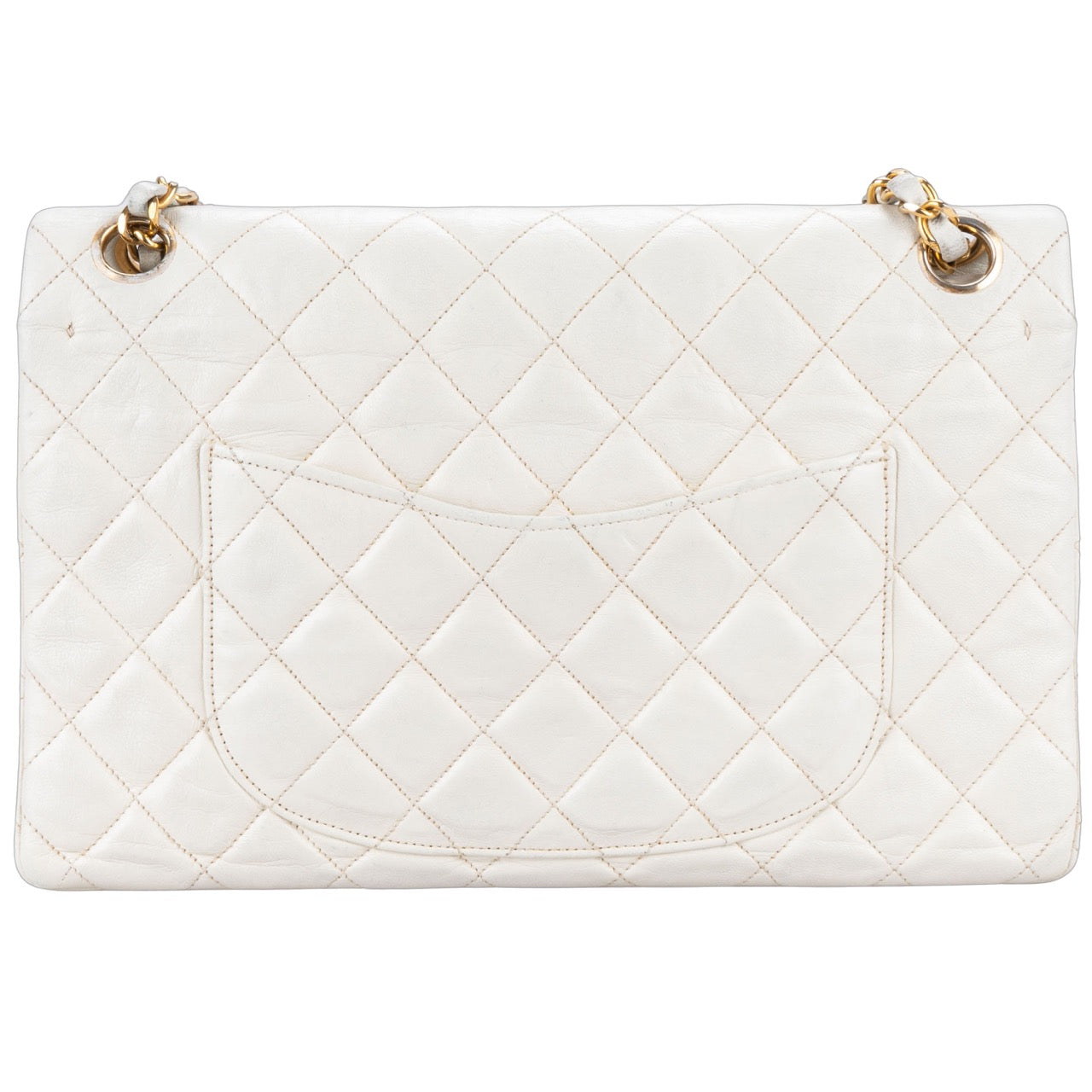 Chanel Quilted Lambskin 24K Double Flap Bag