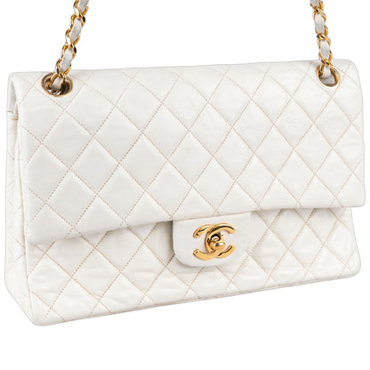 Chanel Quilted Lambskin 24K Double Flap Bag